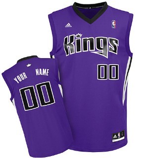 Kids Sacramento Kings Customized Purple Jersey