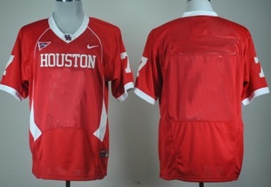 Men's Houston Cougars Customized Red Jersey 