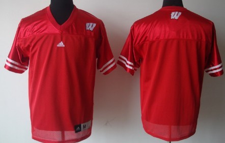 Kids' Wisconsin Badgers Customized Red Jersey 