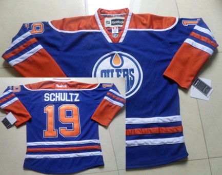 Edmonton Oilers #19 Justin Schultz Royal Blue Jersey 