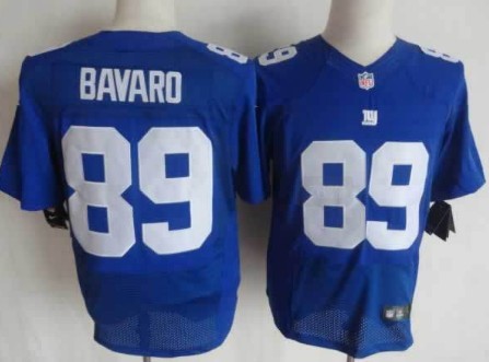 Nike New York Giants #89 Mark Bavaro Blue Elite Jersey 
