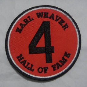 Baltimore Orioles Earl Weaver the Hall of Fame Patch