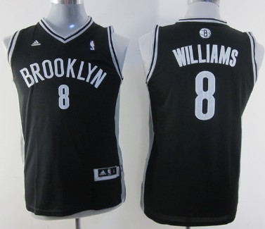 Brooklyn Nets #8 Deron Williams Black Kids Jersey 