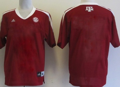 Men's Texas A&M Aggies Customized Red Jersey 