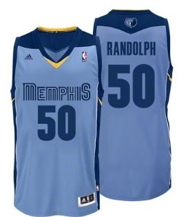 Memphis Grizzlies #50 Zach Randolph Light Blue Swingman Jersey