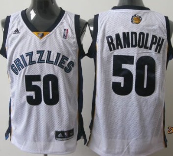 Memphis Grizzlies #50 Zach Randolph White Swingman Jersey