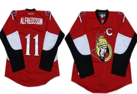 Ottawa Senators #11 Daniel Alfredsson Red Jersey 