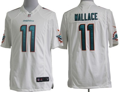 Nike Miami Dolphins #11 Mike Wallace 2013 White Game Jersey