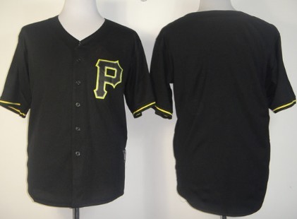 Pittsburgh Pirates Blank Black Fashion Jersey