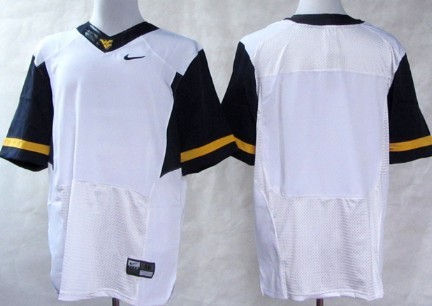 West Virginia Mountaineers Blank 2013 White Elite Jersey 