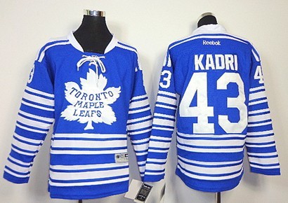 Toronto Maple Leafs #43 Nazem Kadri 2014 Winter Classic Blue Kids Jersey