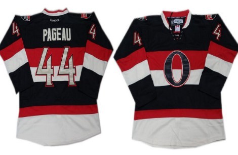 Ottawa Senators #44 Jean-Gabriel Pageau Black Third Jersey