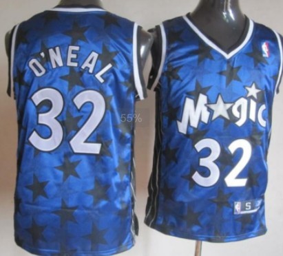 Orlando Magic #32 Shaquille O'neal Blue All-Star Jersey