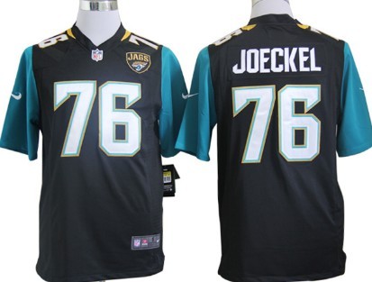 Nike Jacksonville Jaguars #76 Luke Joeckel 2013 Black Game Jersey