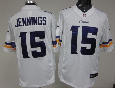 Nike Minnesota Vikings #15 Greg Jennings 2013 White Game Jersey