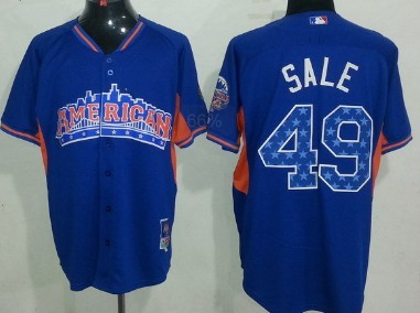 Chicago White Sox #49 Chris Sale 2013 All-Star Blue Jersey