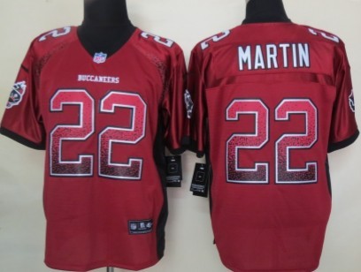 Nike Tampa Bay Buccaneers #22 Doug Martin Drift Fashion Red Elite Jersey