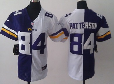 Nike Minnesota Vikings #84 Cordarrelle Patterson 2013 Purple/White Two Tone Womens Jersey