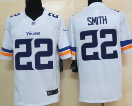 Nike Minnesota Vikings #22 Harrison Smith 2013 White Limited Jersey
