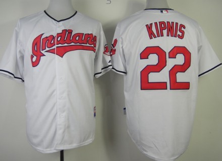 Cleveland Indians #22 Jason Kipnis White Jersey 
