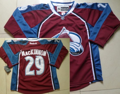 Colorado Avalanche #29 Nathan MacKinnon Red Jersey 