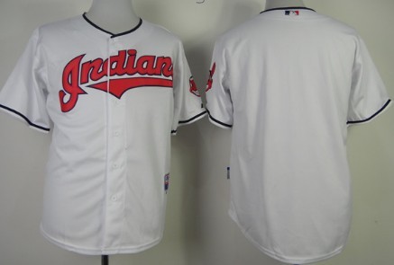Cleveland Indians Blank White Jersey 
