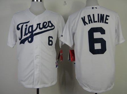 Detroit Tigers #6 Al Kaline 2013 White Jersey