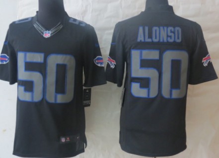 Nike Buffalo Bills #50 Kiko Alonso Black Impact Limited Jersey