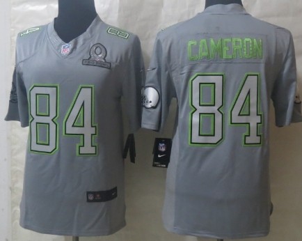 Nike Cleveland Browns #84 Jordan Cameron 2014 Pro Bowl Gray Jersey