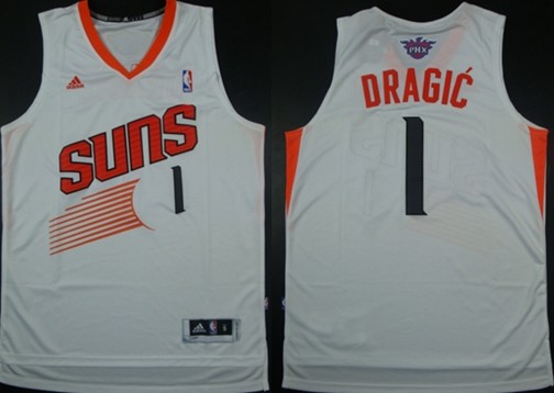 Phoenix Suns #1 Goran Dragic Revolution 30 Swingman White Jersey