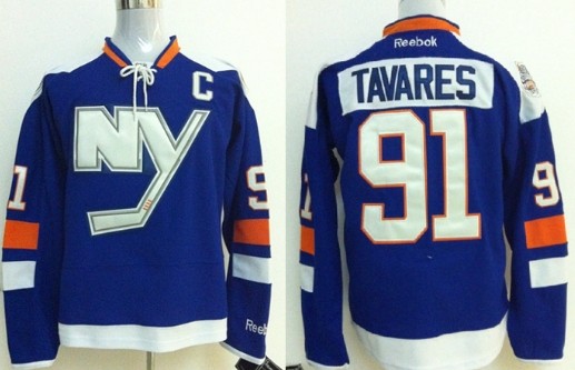 New York Islanders #91 John Tavares 2014 Stadium Series Blue Jersey 