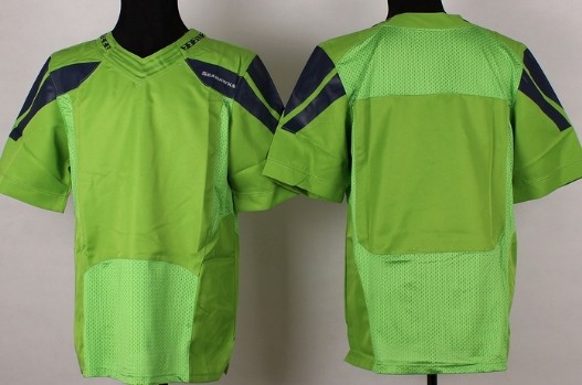 Nike Seattle Seahawks Blank Green Elite Jersey 