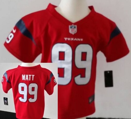 Nike Houston Texans #99 J.J. Watt Red Toddlers Jersey
