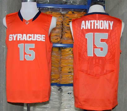 Syracuse Orange #15 Camerlo Anthony 2014 Orange Jersey