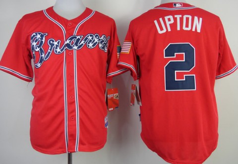 Atlanta Braves #2 Melvin Upton 2014 Red Jersey