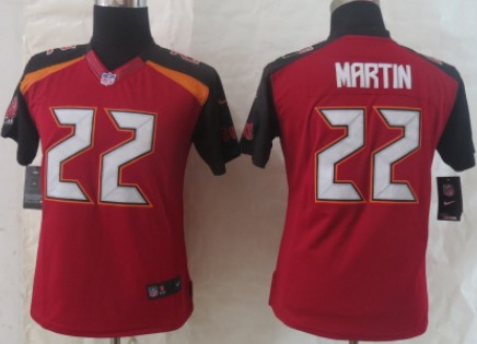 Nike Tampa Bay Buccaneers #22 Doug Martin 2014 Red Limited Womens Jersey 