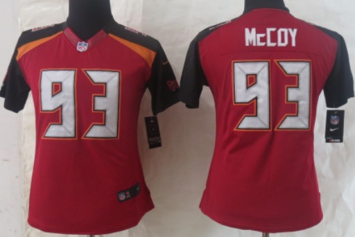 Nike Tampa Bay Buccaneers #93 Gerald McCoy 2014 Red Limited Womens Jersey 