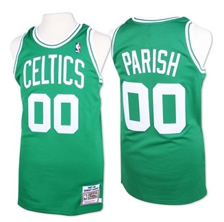 Boston Celtics #00 Robert Parish Green Swingman Throwback Jersey