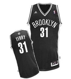 Brooklyn Nets #31 Jason Terry Black Swingman Jersey 