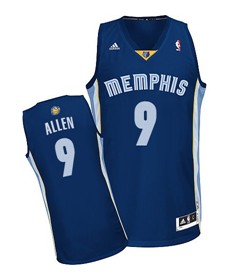 Memphis Grizzlies #9 Tony Allen Navy Blue Swingman Jersey