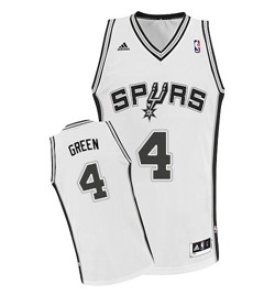 San Antonio Spurs #4 Danny Green White Swingman Jersey 