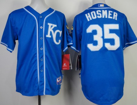Kansas City Royals #35 Eric Hosmer 2014 Blue Kids Jersey 