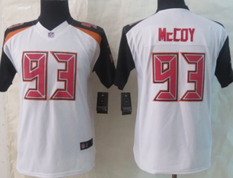 Nike Tampa Bay Buccaneers #93 Gerald McCoy 2014 White Limited Kids Jersey 