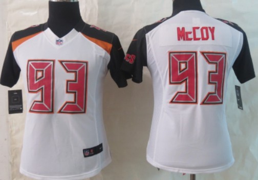 Nike Tampa Bay Buccaneers #93 Gerald McCoy 2014 White Limited Womens Jersey 