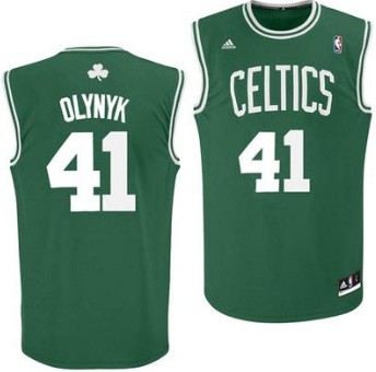 Boston Celtics #41 Kelly Olynyk Green Swingman Jersey