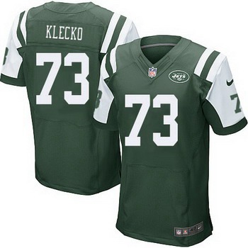 Men's New York Jets #73 Joe Klecko Green Team Color NFL Nike Elite Jersey