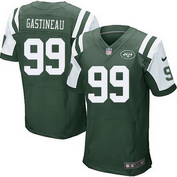 Men's New York Jets #99 Mark Gastineau Green Team Color NFL Nike Elite Jersey