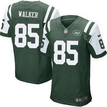 Men's New York Jets #85 Wesley Walker Green Team Color NFL Nike Elite Jersey