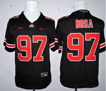 Men's Ohio State Buckeyes #97 Joey Bosa Black 2015 College Football Nike Limited Jersey