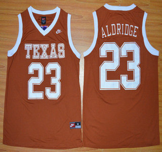 Texas Longhorns #12 LaMarcus Aldridge Burnt Orange College Basketball Jersey